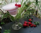 Une image de l'étape 6 de Milkshake groseilles fraises orange.