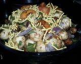 A picture of step 9 of Makhana bhel.