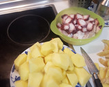 Foto del paso 8 de la receta: Patatas con pulpo y pescado