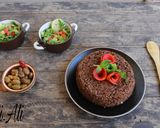 A picture of step 3 of Red Lentil and Bulgur Stew (Mujaddara Hamra).