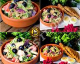 A picture of step 2 of A Bowl Of Mix Vegetable Healthy Creamy Salad.
