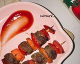 Hình bước làm 2 của món Bò Nướng Xiên Que cho bé(cách làm bò k dai)