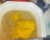 A picture of step 3 of Pumpkin cake (charcoal jiko baked).