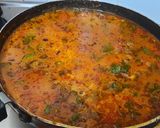 A picture of step 4 of Mexican rice.
