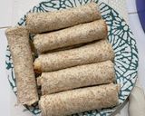 Foto langkah ke 3 dari resep Roti Gulung Sosis.