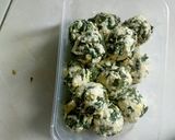 Foto langkah ke 2 dari resep Perkedel / rolade tahu daun singkong.