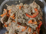 Arepas con carne de lomo