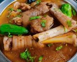 A picture of step 6 of Mutton Paaye..❤️❤️.