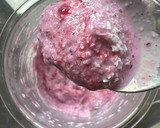 Foto del paso 2 de la receta: Sorbete de yogur de cabra con arándanos con Ninja Creami