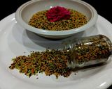 A picture of step 4 of Colorful Til ka mukhwas.