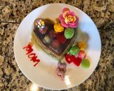 A picture of step 4 of Flan Jelly Cake.