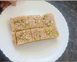 A picture of step 8 of Aata halwa.
