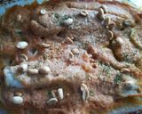 Foto del paso 5 de la receta: Merluza al horno con cama de calabacín