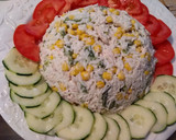 Foto del paso 3 de la receta: Plato frío de arroz jazmín, maíz y pollo