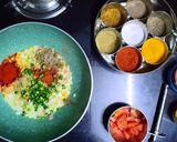 A picture of step 4 of Punjabi Choley Kulche.