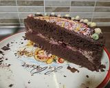 Házi csokitorta meggyel 🎂🍫🍒 recept fázis 11 fotója