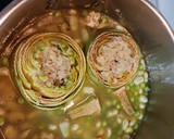 Foto del paso 5 de la receta: Alcachofas rellenas con habitas y guisantes (vegano)