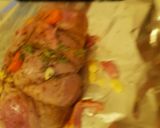 Pas rețetă Carne de porc, vită și piept de curcan în folie la cuptor 5 fotografie