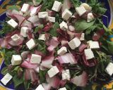 A picture of step 5 of Fig and feta salad - vegetarian.