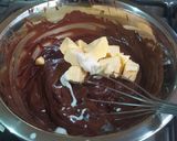 Foto del paso 4 de la receta: Volcán de churro relleno de ganache de chocolate