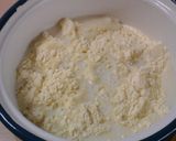 Kókuszos-mazsolás golyó, a kókusztej készítése során megmaradt masszából recept fázis 1 fotója