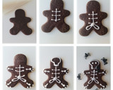 Foto del paso 1 de la receta: Galletas esqueleto para halloween (sabor chocolate)