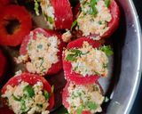 A picture of step 4 of Stuffed carrot sabji.