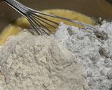 A picture of step 1 of Vanilla cake.