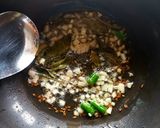 A picture of step 3 of Vegetable proso Millet one pot meal.