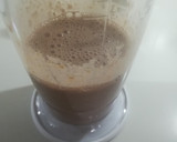 Foto del paso 1 de la receta: Tortitas de cacao con arándanos y plátano