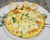 Foto del paso 4 de la receta: Tortilla con zanahoria y muzzarella