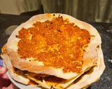 A picture of step 10 of Lahmacun.
