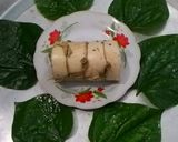 Hình bước làm 5 của món Giò bì cuốn lá lốt