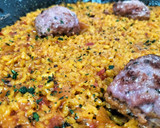Foto del paso 7 de la receta: Arroz con pelota y caldo de cocido en paella
