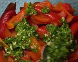 Фото кроку 4 до Салат з печеного перцю 🌶️.