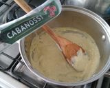 Foto del paso 5 de la receta: Tallarín Salsa blanca con pollo a milanesa