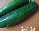 A picture of step 1 of Green Zucchini Fry.