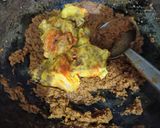 A picture of step 7 of Kadhai chicken.