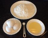 A picture of step 1 of Basic Dough for Homemade Pasta.
