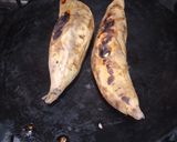 A picture of step 3 of Tawa sweet potato roast.