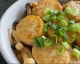 A picture of step 7 of Quick and easy tamago (egg) tofu rice bowl.