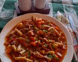 Pas rețetă Fasole verde scăzută cu jambon de casa 1 fotografie