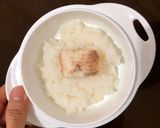 Foto langkah ke 8 dari resep Mpasi 10 bulan(Nasi, Sayur bening, bayam, jagung, nila kukus).