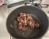 A picture of step 6 of Cheese Korean Bulgogi Pizza.