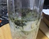 A picture of step 1 of Apple-Banana Kiwi Chia Oats & Matcha-Smoothie: Vegan.