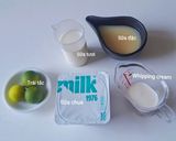 Hình bước làm 1 của món Sữa Chua lắc trái tắc