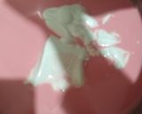 A picture of step 2 of Jam-e-sheerin ice cream. 🍧.