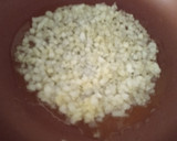 Foto del paso 1 de la receta: Albóndigas con champiñones y jamón en salsa roquefort