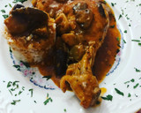 Foto del paso 10 de la receta: Pollo guisado con setas de cultivo y aromas de hierbas provenzales