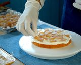 A picture of step 17 of Peach Decoration Cake (Chantilly Peche).